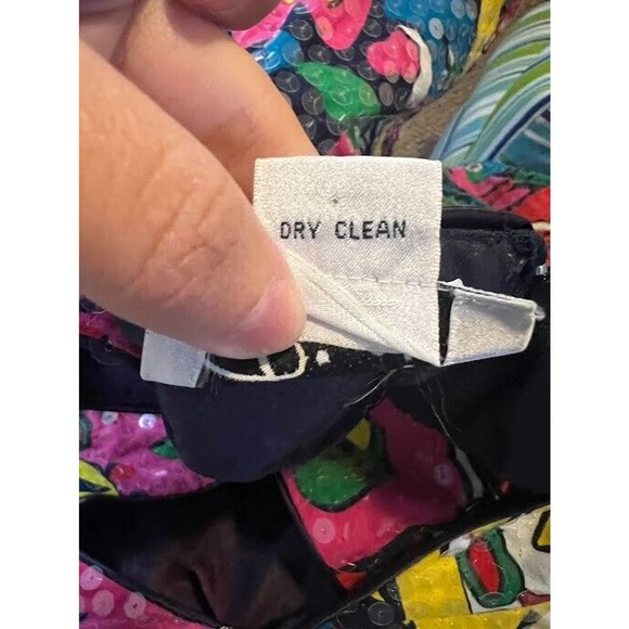 Remini Floral Multi-colored Sequin Dress Size 6 - Picture 5 of 5